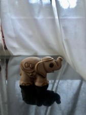  Thun elefante fuori produzione portafortuna dettagli oro antiquariato lusso