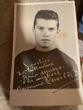 Cartolina Cesarino Cervellati  (bandiera Del Bologna Firmata Originale)