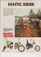 advertising Pubblicità FANTIC MOTOR MOD. 1974 -MOTOITALIANE CHOPPER SUPER ROCKET