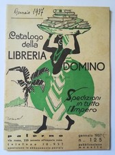 CATALOGO LIBRERIA DOMINO - Spedizioni in tutto l'Impero - Palermo, Gennaio 1937