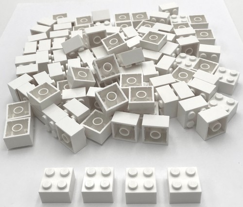 Lego 100 mattoncini bianchi