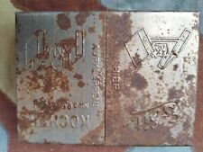 WWII originale tedesco Esbit Kocher Soldier stufa da campo riscaldante mod 9 Ges Ges Gesch