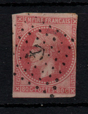 Colonie francesi 1871 80c rosa