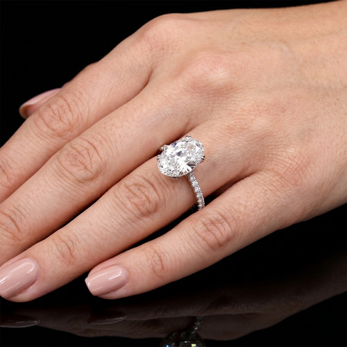 Anello premium oro bianco - anello,