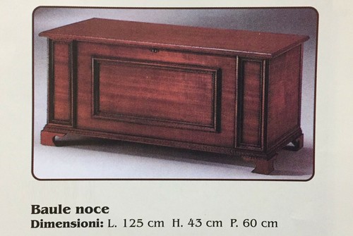 Baule legno noce - in,