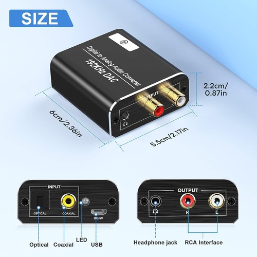 Adattatore ottico rca - adattatore,