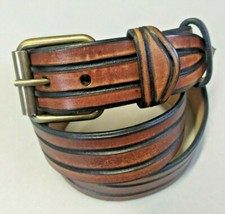  CINTURA IN CUOIO CINGHIA  ARTIGIANALE INDISTRUTTIBILE E ROBUSTA PELLE HAND MADE