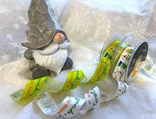 Berisfords TWIST & SPROUT Nastro alimentare natalizio festivo 25 mm - *Ultimo stock*