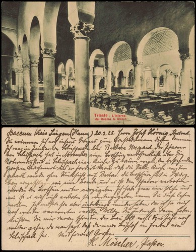 Cartolina trieste - cartolina,