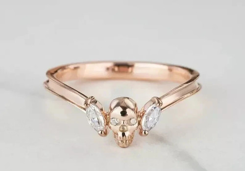 Anello donna mini teschio 50 - donna,