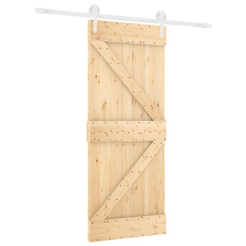 Porta scorrevole naturale - naturale, e