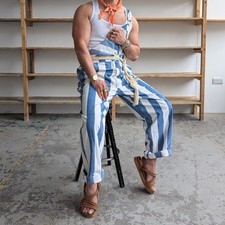 Salopette unisex LEVIS a righe