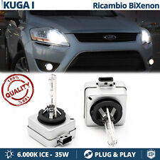 2 Lampadine BIXENON PER Ford Kuga 1 RICAMBIO Luci 35W Bianco GHIACCIO 6000K HID
