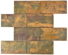 Mosaico tegola Mattone rame