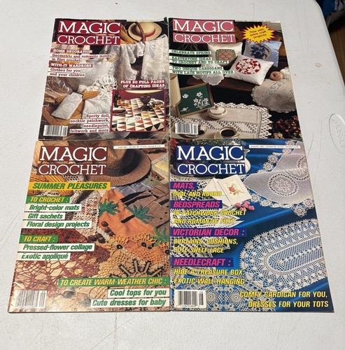 Rivista vintage magic crochet - rivista,