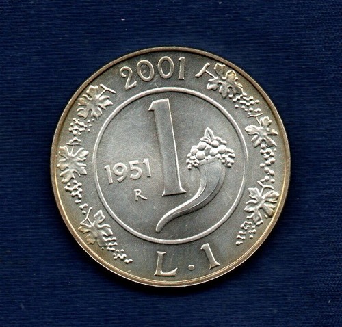 Italia 2001 storia della - 2001, lira