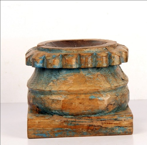 Antico legno pilastro base - legno,
