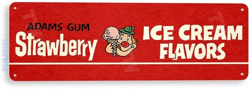 Insegna gomma gelato - insegna,
