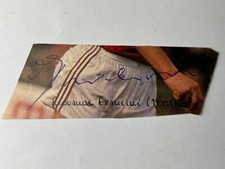 Autografo GIOVANNI FRANCINI-8 Tappi ITALIA-Euro 1988-SSC Napoli-Torino IN PERSONA