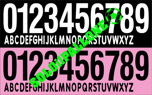 Kit nome numero - nome, plastichina