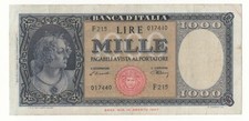 1000 LIRE ITALIA ORNATA DI