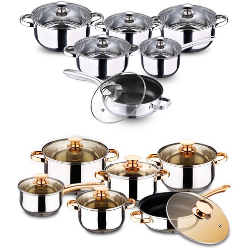 Set pezzi acciaio - 12,