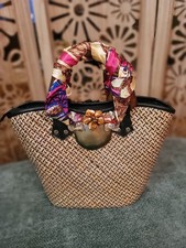 Borsa grande tessuto - , manico