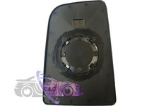 Vetro specchio con piastra - con, dx