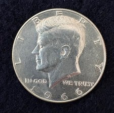 Mezzo dollaro kennedy 1966 - dollaro,