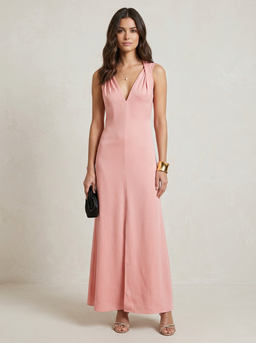 Abito midi reiss viola - abito,