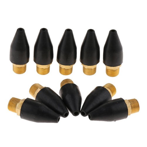 Punta gomma ottone per - punta, gomma/ottone