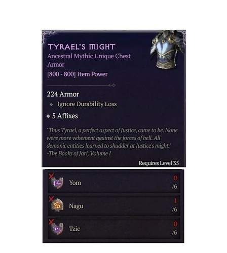 Diablo s13 tyrael might - tyrael's,