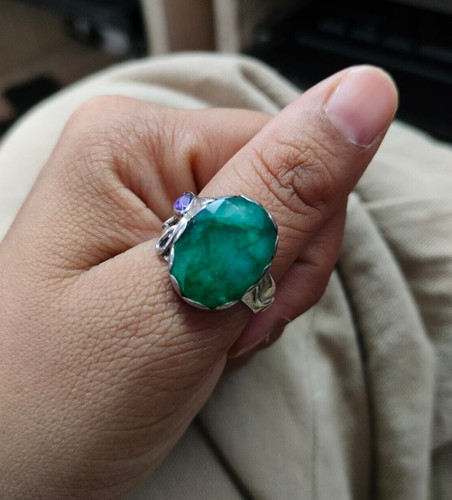 Anello con pietre - , preziose
