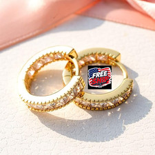 18K Brincos Femininos