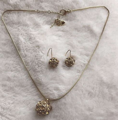 Collana orecchini fossil - e,
