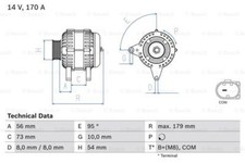 Alternatore Bosch 0 986 083