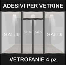vetrofanie 4 adesivi saldi