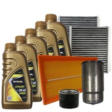 Kit tagliando Alfa 147 1.9 JTDm 4 Filtri + 5 L Siroil 5W40 MTJ