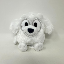 Peluche Alce Bluey Lila Bianco Maltese Cucciolo Cane Carino Morbido 5"