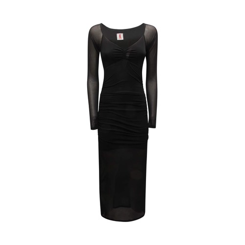 N5020 abito tulle donna - tulle,