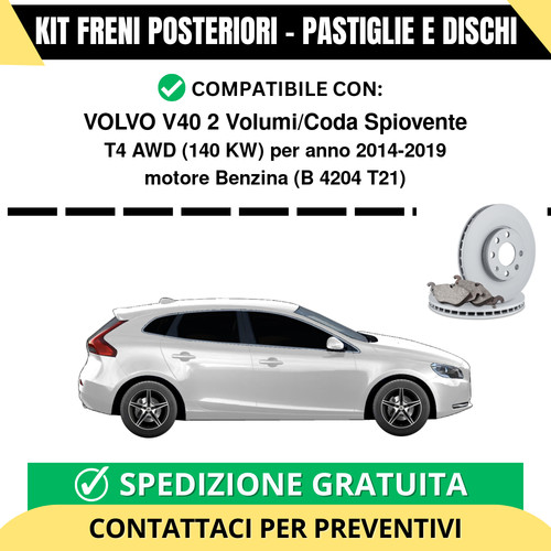 Kit freni posteriori - kit, per