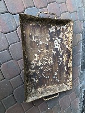 ANTICA CASSA MASTELLO MACERIE CASSONCINI MALTA CALCE CEMENTO SECCHIO IN FERRO