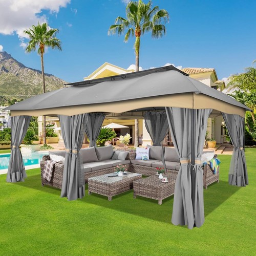 Gazebo softtop 12x20ft - softtop, doppia