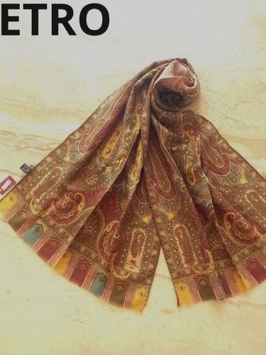 Sciarpa paisley lana seta - , etro