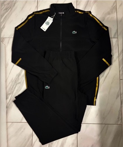 Lacoste sport tuta - tuta, nero