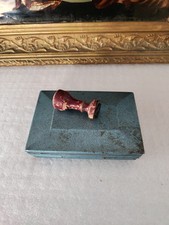 Timbro epoca PSI partito socialista falce martello anni con tampone originale