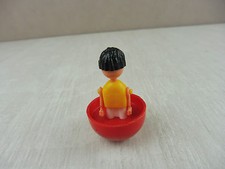 Ancienne figurine montable, genre culbuto, Kinder / Omniplast