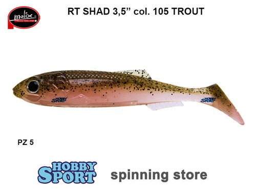 Molix shad colore 105 - 3,5",