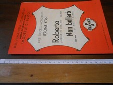  spartiti musicali vintage-ROBERTA - NON BALLERO'- ED.MUS.FAMA