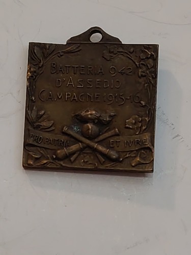 Medaglia prima guerra batterie - medaglia,